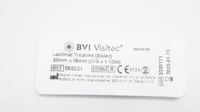 BVI 585031 Beaver Visitec Lacrimal Trephine  21G x 1-1/2inch